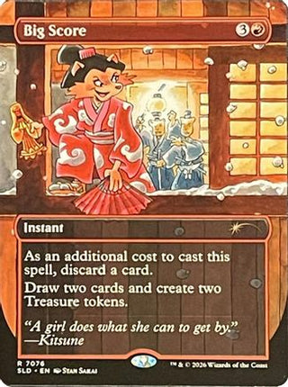 Big Score (7076) (SLD-7076) - Secret Lair Drop Series Foil