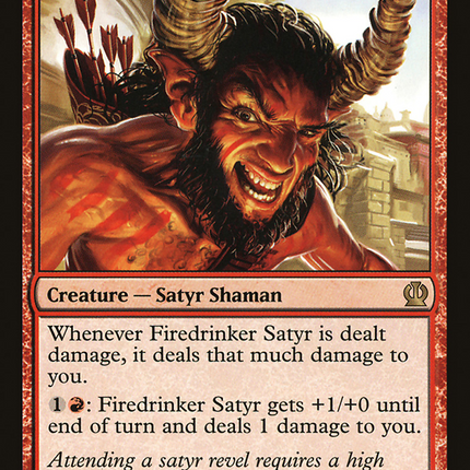 Firedrinker Satyr (THS-122) - Theros