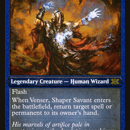 Venser, Shaper Savant (Foil Etched) (2X2-435) - Double Masters 2022 Foil