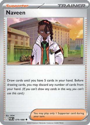 Naveen 079/088  - Reverse Holofoil ME03 Perfect Order - Uncommon