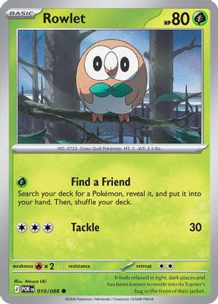 Rowlet 010/088  ME03 Perfect Order - Common