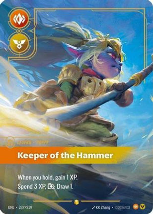 Poppy - Keeper of the Hammer (Overnumbered) (237/219) - Unleashed Foil