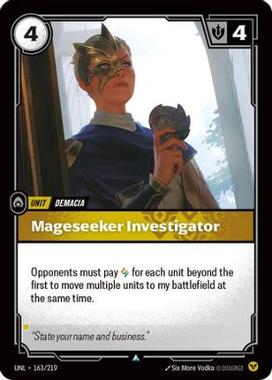 Mageseeker Investigator (163/219) - Unleashed