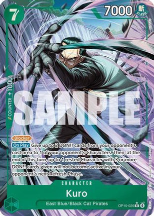 Kuro (Alternate Art) (OP15-025) - Adventure on Kami's Island Foil