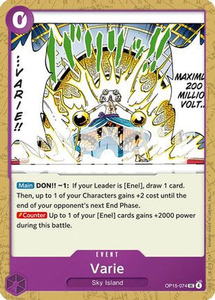 Varie (OP15-074) - Adventure on Kami's Island