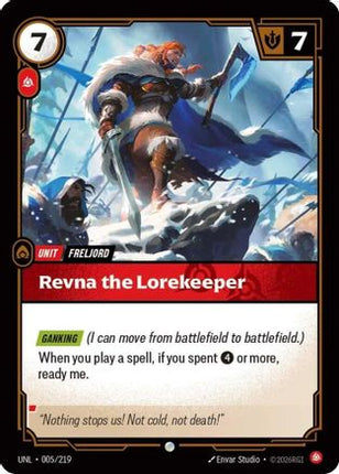 Revna the Lorekeeper (005/219) - Unleashed