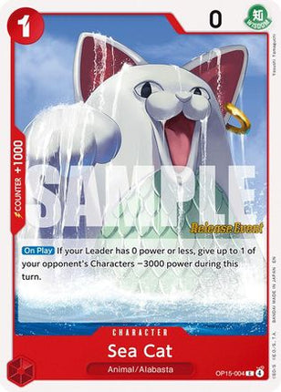 Sea Cat (OP15-004) - Adventure on Kami's Island Release Event Cards
