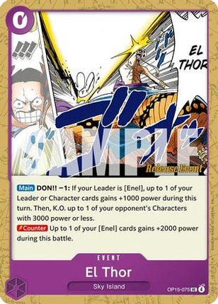 El Thor (OP15-075) - Adventure on Kami's Island Release Event Cards