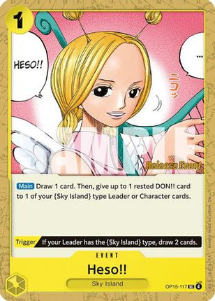 Heso!! (OP15-117) - Adventure on Kami's Island Release Event Cards