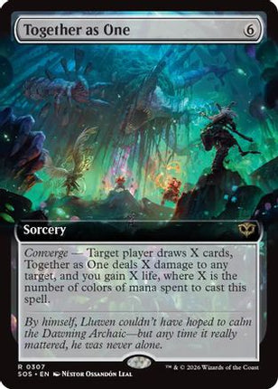 Together as One (Extended Art) (SOS-307) - Secrets of Strixhaven
