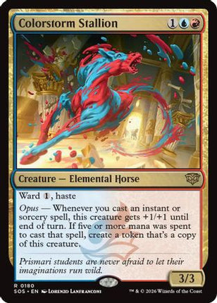 Colorstorm Stallion (SOS-180) - Secrets of Strixhaven Foil