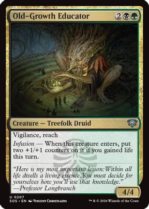 Old-Growth Educator (SOS-207) - Secrets of Strixhaven Foil