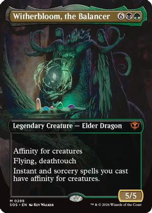 Witherbloom, the Balancer (Borderless) (SOS-288) - Secrets of Strixhaven Foil