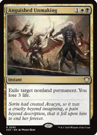 Anguished Unmaking (SOC-293) - Commander: Secrets of Strixhaven