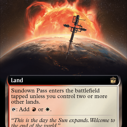 Sundown Pass (WHO-520) - Doctor Who: (Extended Art) Foil