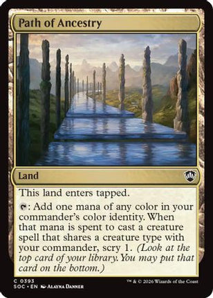Path of Ancestry (SOC-393) - Commander: Secrets of Strixhaven