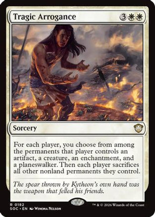 Tragic Arrogance (SOC-182) - Commander: Secrets of Strixhaven
