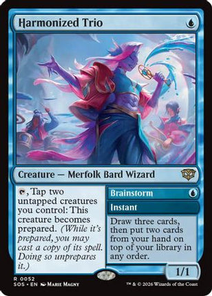 Harmonized Trio (SOS-052) - Secrets of Strixhaven Foil