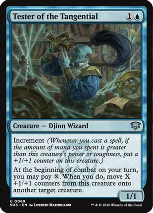 Tester of the Tangential (SOS-069) - Secrets of Strixhaven Foil
