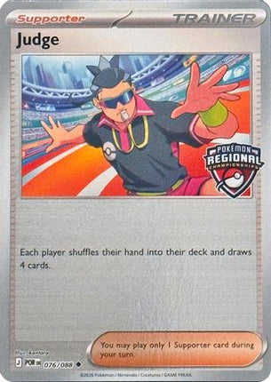Judge 076/088  - Reverse Holofoil League & Championship Cards - Uncommon
