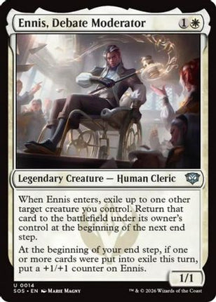 Ennis, Debate Moderator (SOS-014) - Secrets of Strixhaven