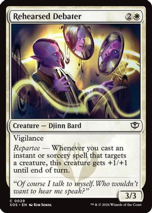Rehearsed Debater (SOS-029) - Secrets of Strixhaven Foil