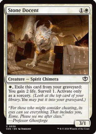 Stone Docent (SOS-036) - Secrets of Strixhaven