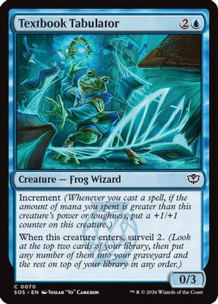 Textbook Tabulator (SOS-070) - Secrets of Strixhaven Foil