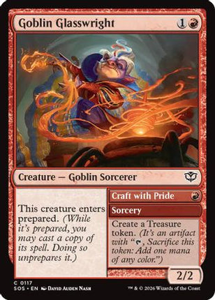 Goblin Glasswright (SOS-117) - Secrets of Strixhaven Foil