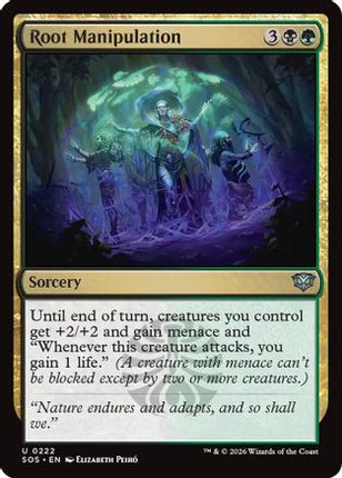 Root Manipulation (SOS-222) - Secrets of Strixhaven Foil