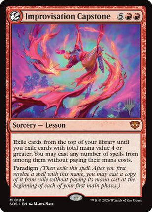 Improvisation Capstone (PPSOS-120) - Promo Pack: Secrets of Strixhaven Foil