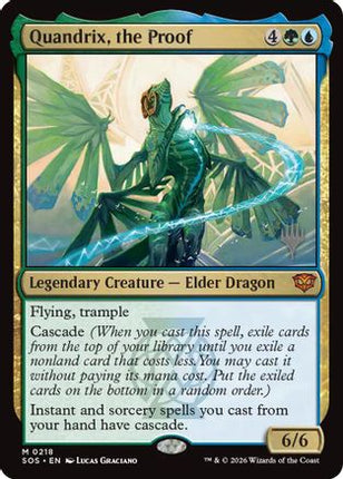 Quandrix, the Proof (PPSOS-218) - Promo Pack: Secrets of Strixhaven Foil