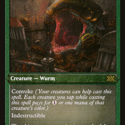 Impervious Greatwurm (Foil Etched) (2X2-463) - Double Masters 2022 Foil