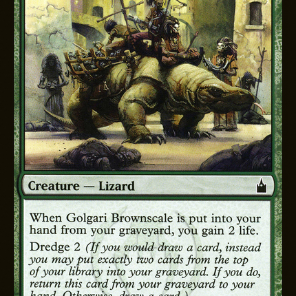 Golgari Brownscale (RAV-166) - Ravnica: City of Guilds Foil