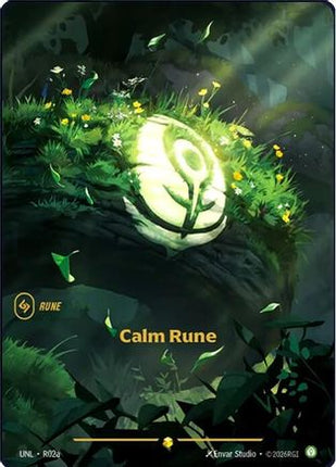 Calm Rune (Alternate Art) (R02a) - Unleashed Foil
