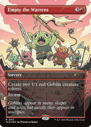 Empty the Warrens (SLD-2412) - Secret Lair Drop Series Foil