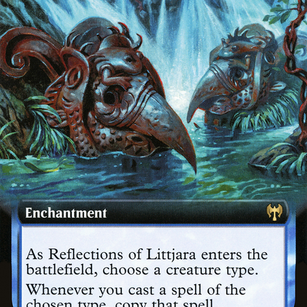 Reflections of Littjara (KHM-347) - Kaldheim: (Extended Art)