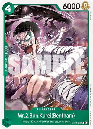 Mr.2.Bon.Kurei(Bentham) (ST30-013) - Starter Deck EX: Luffy & Ace