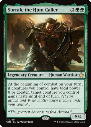 Surrak, the Hunt Caller (0768) (FDN-768) - Foundations