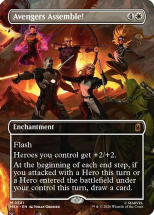 Avengers Assemble! (Borderless) (0341) (MSH-341) - Marvel Super Heroes