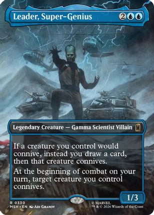 Leader, Super-Genius (Borderless) (MSH-330) - Marvel Super Heroes
