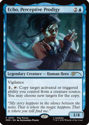 Echo, Perceptive Prodigy (SSP-001) - Standard Showdown Promos Foil