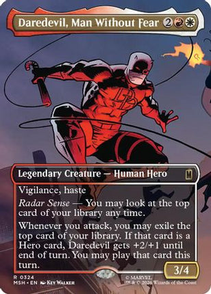 Daredevil, Man Without Fear (Borderless) (0324) (MSH-324) - Marvel Super Heroes