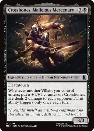 Crossbones, Malicious Mercenary (MSH-091) - Marvel Super Heroes