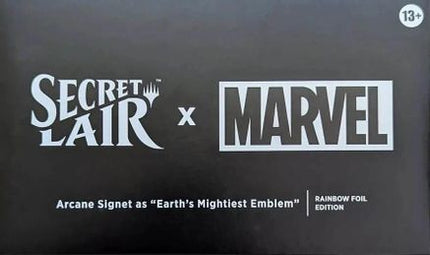 Secret Lair x Marvel: Arcane Signet as "Earth's Mightiest Emblem" - Rainbow Foil Edition