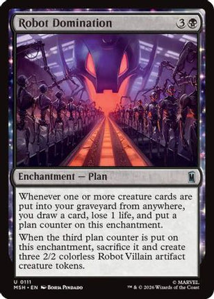 Robot Domination (MSH-111) - Marvel Super Heroes Foil