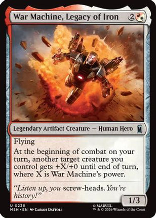 War Machine, Legacy of Iron (MSH-238) - Marvel Super Heroes