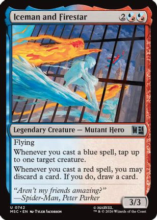 Iceman and Firestar (MSH-742) - Marvel Super Heroes