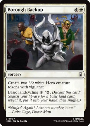 Borough Backup (MSH-007) - Marvel Super Heroes Foil