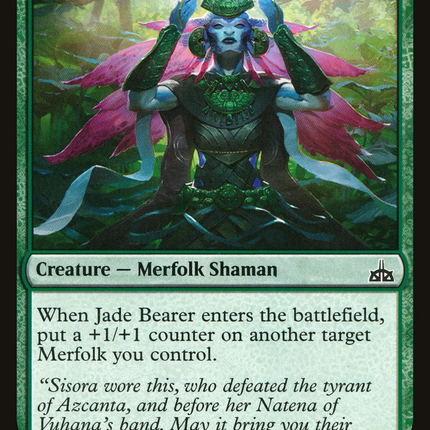 Jade Bearer (RIX-134) - Rivals of Ixalan Foil